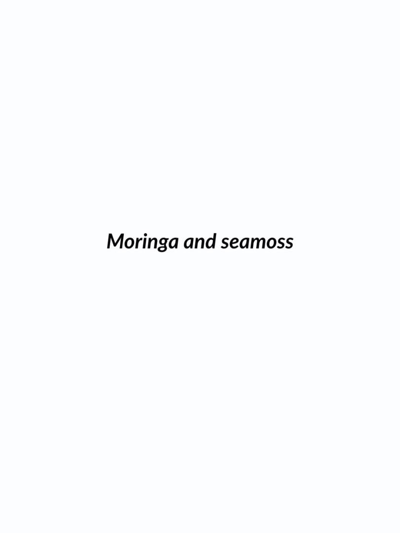 Moringa and seamoss Soap