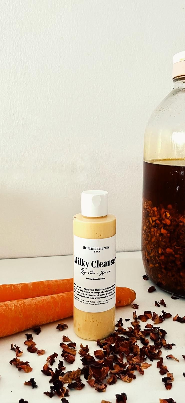 Milky cleanser