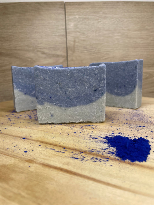 Aloe verra and indigo soap